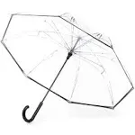 Totes Inbrella Reverse Close Umbrella - Clear