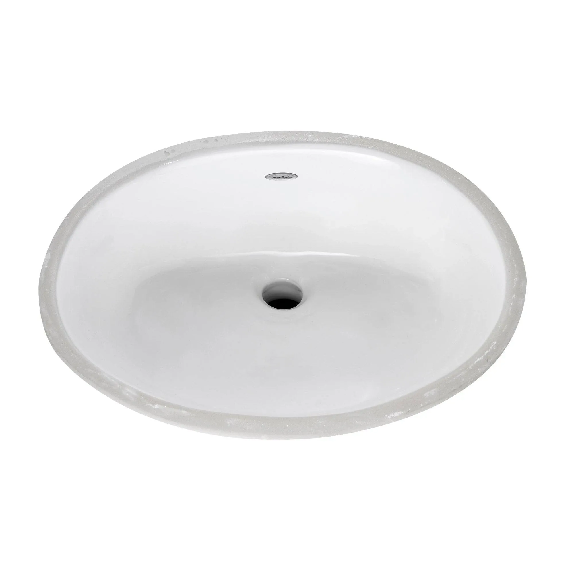 American Standard 0495.300 White Ovalyn 15&#034; Undermount Porcelain Bathroom Sink