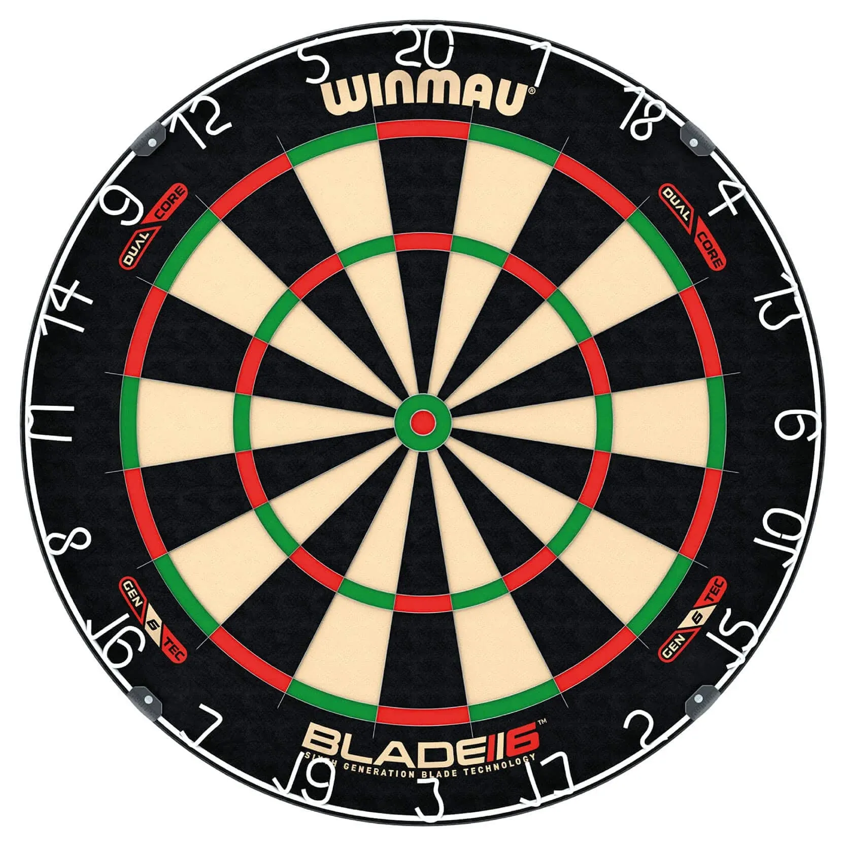 Winmau Blade 6 Bristle Dual Core Dartboard