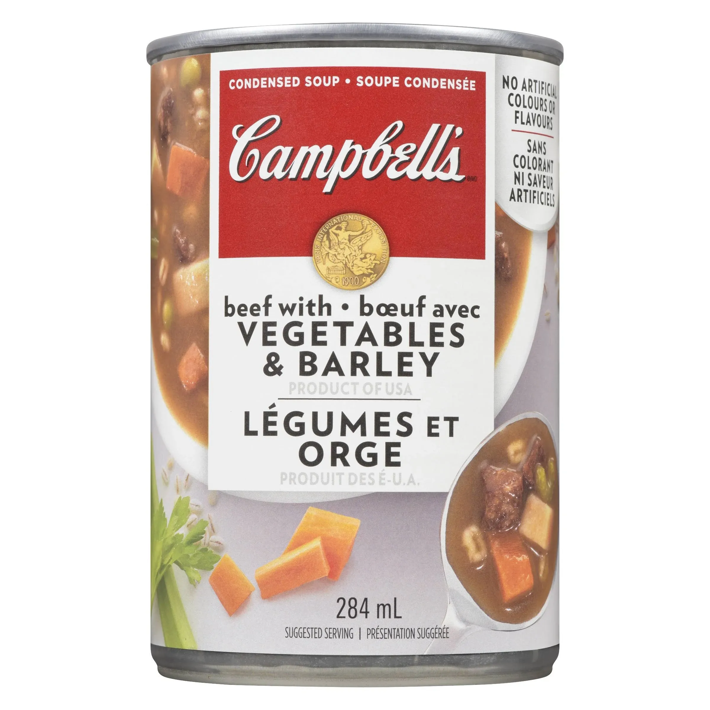 Campbell's Condensed Soup, Vegetable Beef - 10.5 oz canister