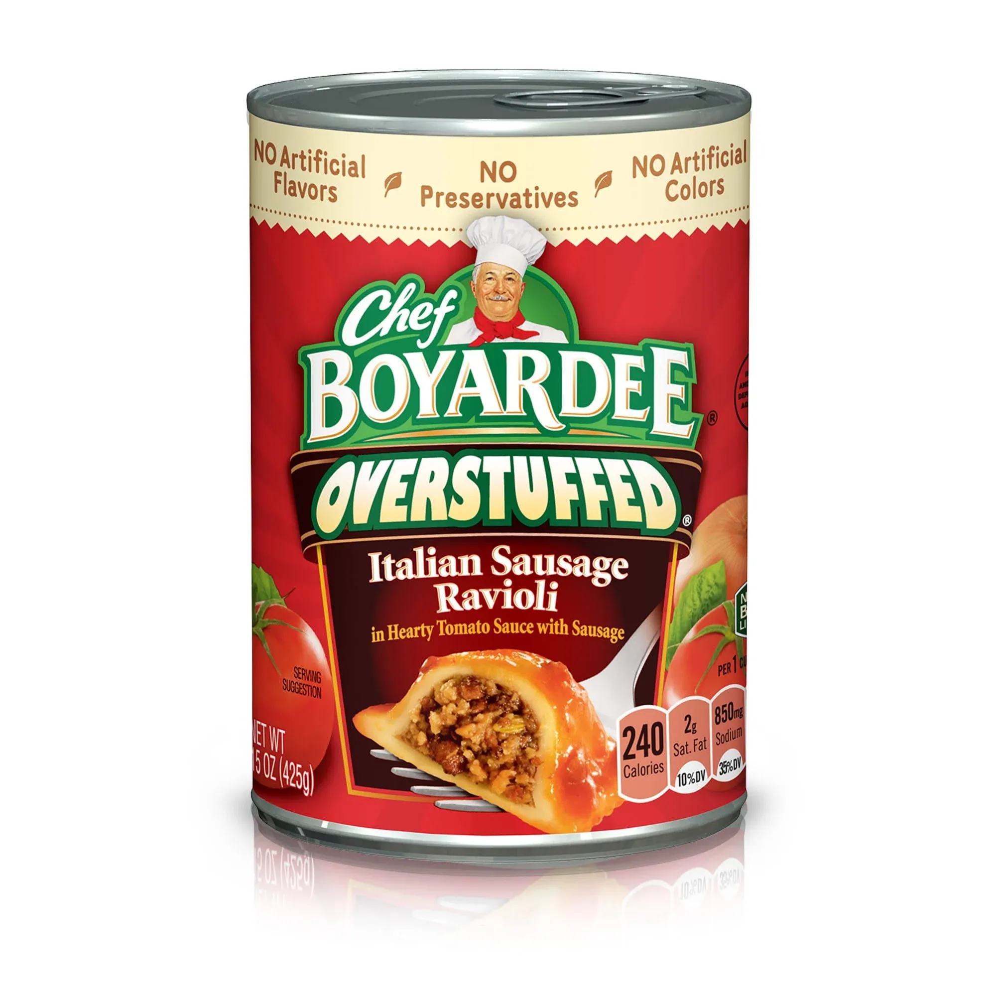 Chef Boyardee Overstuffed Italian Sausage Ravioli