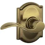 Schlage Accent Lever with Camelot Trim Lock