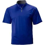 Badger Men's B-Core Short-Sleeve 1/4 Zip Pullover, Royal/Graphite / M