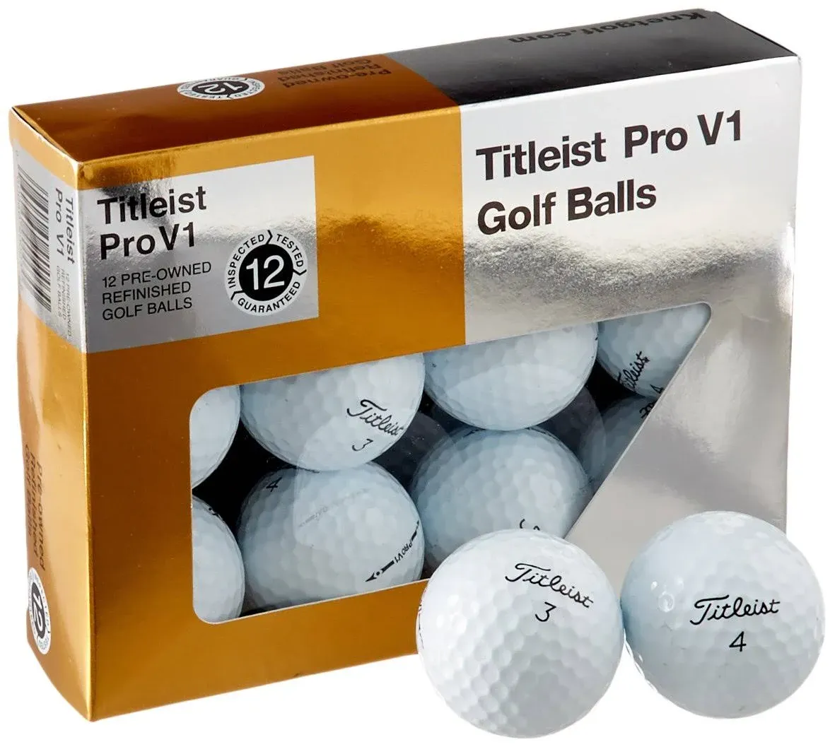 Titleist Pro V1 Mint Refinished Official Golf Balls