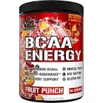 Evlution Nutrition Bcaa Energy Powder, Fruit Punch (10.16 oz)