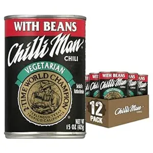 Chilli Man Chili Vegetarian (12 Pack) 15 Ounce Can