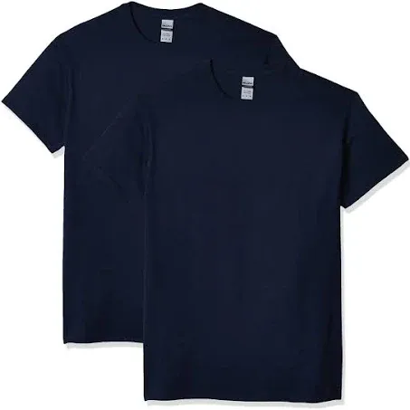 Gildan Men's and Men's Big Ultra Cotton T-Shirt, 2-Pack, Up to Size 5XL, Blue