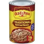 Old El Paso Refried Beans, Traditional - 16 oz