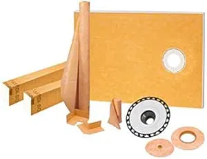 Kerdi-Shower-Kit 38" x 60" Offset ABS Flange 2