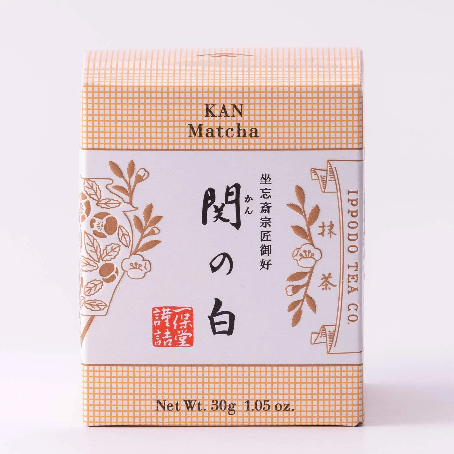 Ippodo Tea - Kan Matcha (30G) - for Usucha, Koicha and Lattes - Medium &amp; round -