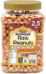 Rani Peanuts, Raw Whole with Skin (uncooked, Unsalted) 40oz (2.5lbs) 1.14kg Bulk Pet Jar ~ All Natural | Vegan | Gluten Friendly | Fresh Product of