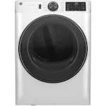 GE Profile 7.8 Cu. ft. White Front Load Smart Electric Dryer with Steam Cycle