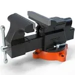 VEVOR Bench Vise 360 Swivel Locking Base Ductile Iron