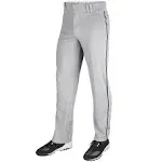 Champro Baseball Pants Adult Medium 31x32 Straight Leg Polyester Gray Navy