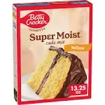 Betty Crocker Super Moist Yellow Cake Mix 13.25 oz