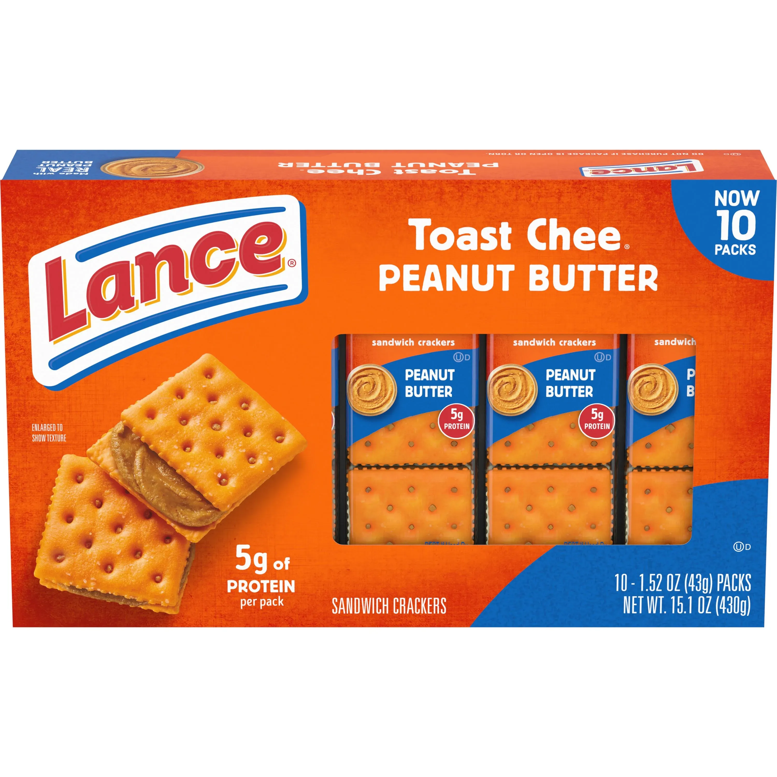 Lance Toast Chee Crackers Peanut Butter