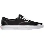 [W] Vans Classic Unisex Authentic Black / White  Shoes - VN000E3BLK