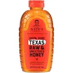 Nate&#039;s Texas 100% Pure, Raw &amp; Unfiltered Honey - 32 oz. Squeeze Bottle -