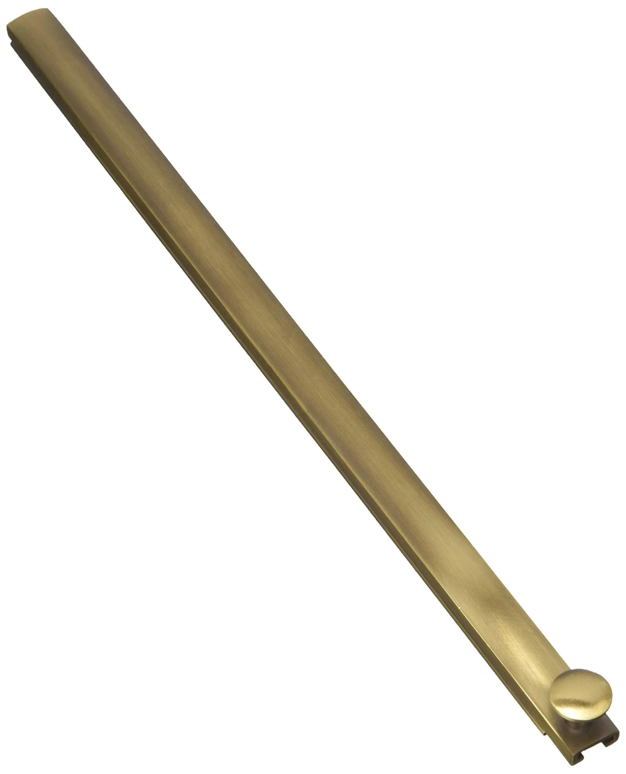 Deltana 12SBCS5 12 inch Concealed Screw Surface Bolt Antique Brass