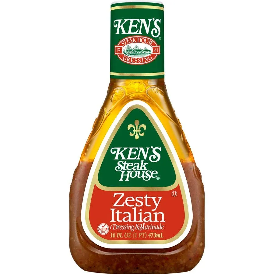 Ken's Steak House Dressing & Marinade, Zesty Italian - 16 fl oz