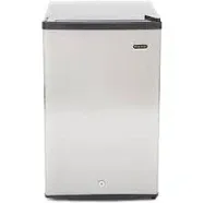 Whynter CUF-210SSG 2.1 Cu. ft Energy Star Upright Freezer with Lock in Rose Gold