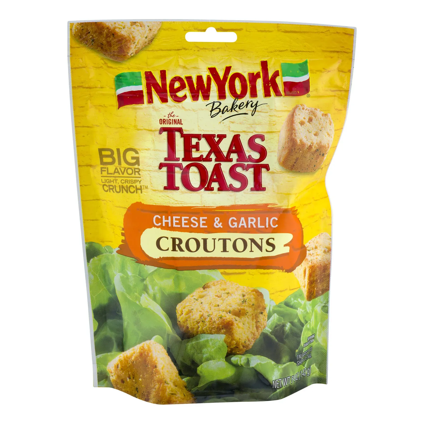 New York Croutons, Texas Toast, Cheese & Garlic - 5 oz