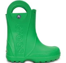 Crocs Kids' Handle It Rain Boots, J2, Quartz