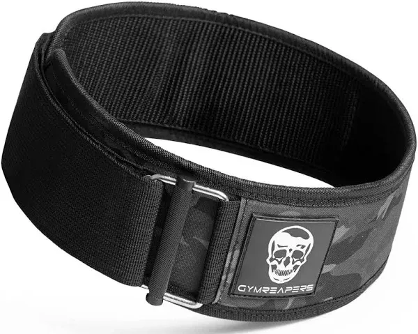 Quick Locking Weightlifting Belt for Bodybuilding, Powerlifting, Cross Traini...