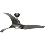 Hunter 60" 3 Blade Arwen Damp Rated ENERGY STAR Ceiling Fan with LED Light Kit and Handheld Remote