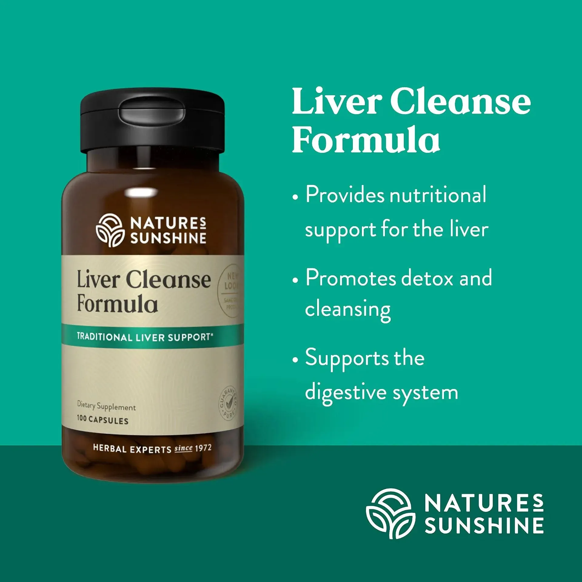 Nature's Sunshine Liver Cleanse Formula 100 Capsules