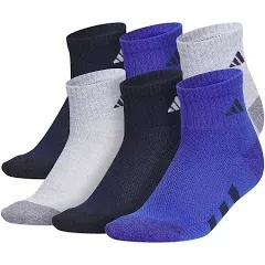 Adidas Youth Cushioned Quarter Socks