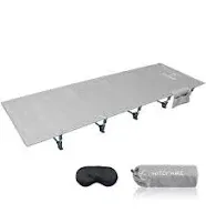 HITORHIKE Camping Cot Compact Folding Cot Bed for Outdoor Backpacking Camping Cot Bed