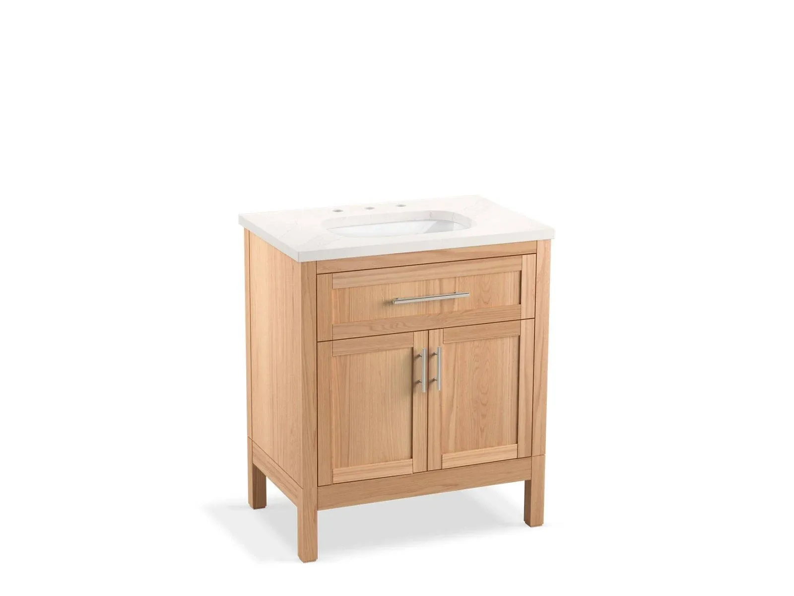 Hadron 30" Bathroom Vanity Cabinet with Sink and Quartz Top