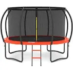 Jumpzylla Trampoline 8ft 10ft 12ft 14ft Trampoline with Enclosure - Re