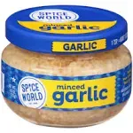 Spice World Minced Garlic, Bold Savory (4.5 oz)