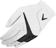 Callaway Golf Weather Spann Glove Medium-Large, White, Single 