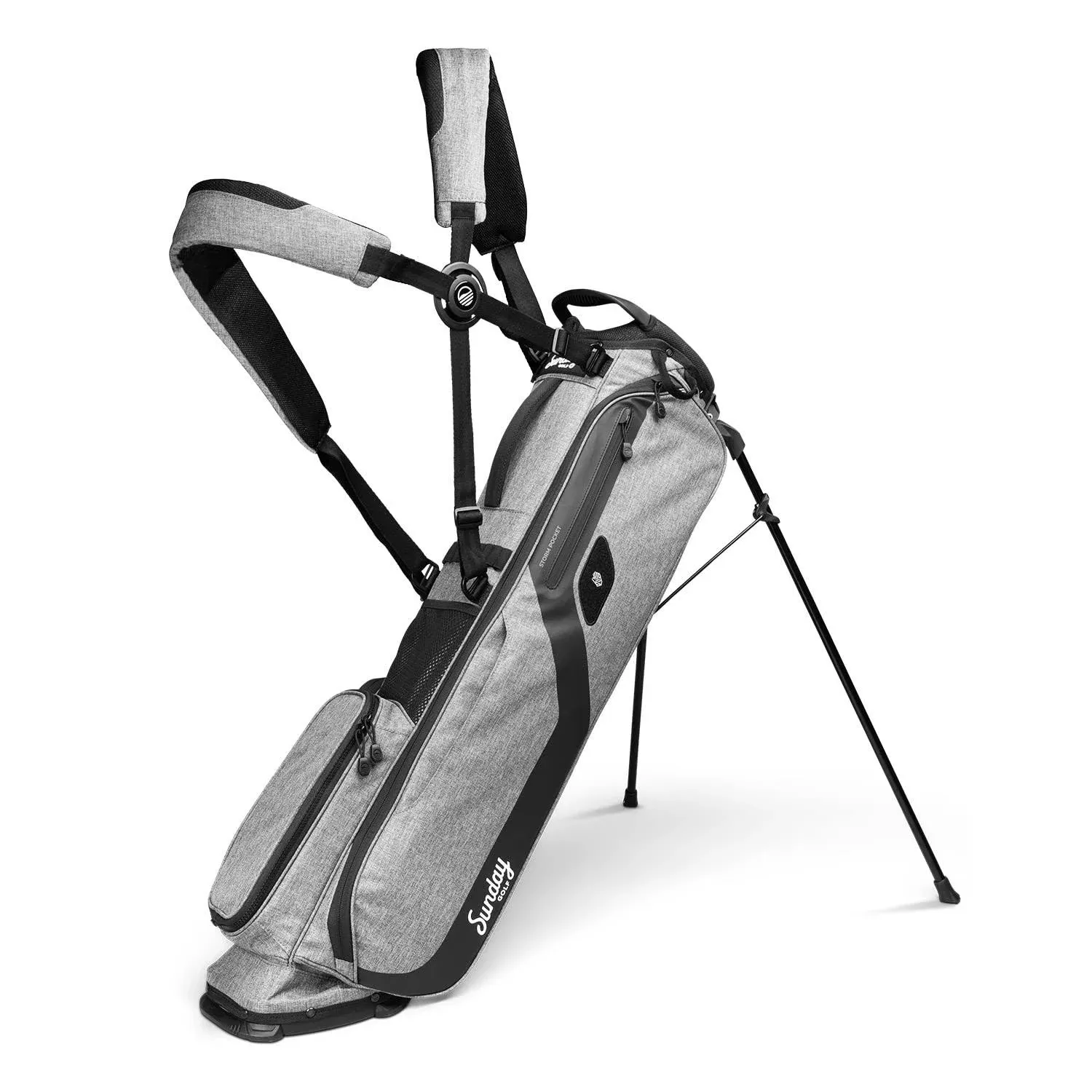 Sunday Golf El Camino Bag - Lightweight Sunday Golf Bag with Strap and Stand – Easy to Carry – Golf Stand Bag for The Driving Range, Par 3 and Standard Courses, 3.9 pounds