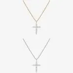 BLBLJERY Small Cross Necklaces for Women Simulated Diamond Cross Pendant Dainty,Cubic Zirconia, GoldBLBLJERY Small Cross Necklaces for Women Simul…