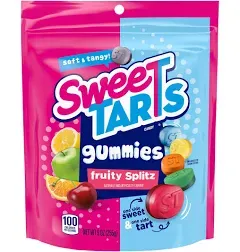 Sweetart Gummies Fruity Splitz 3 oz. Bag - Case of 12