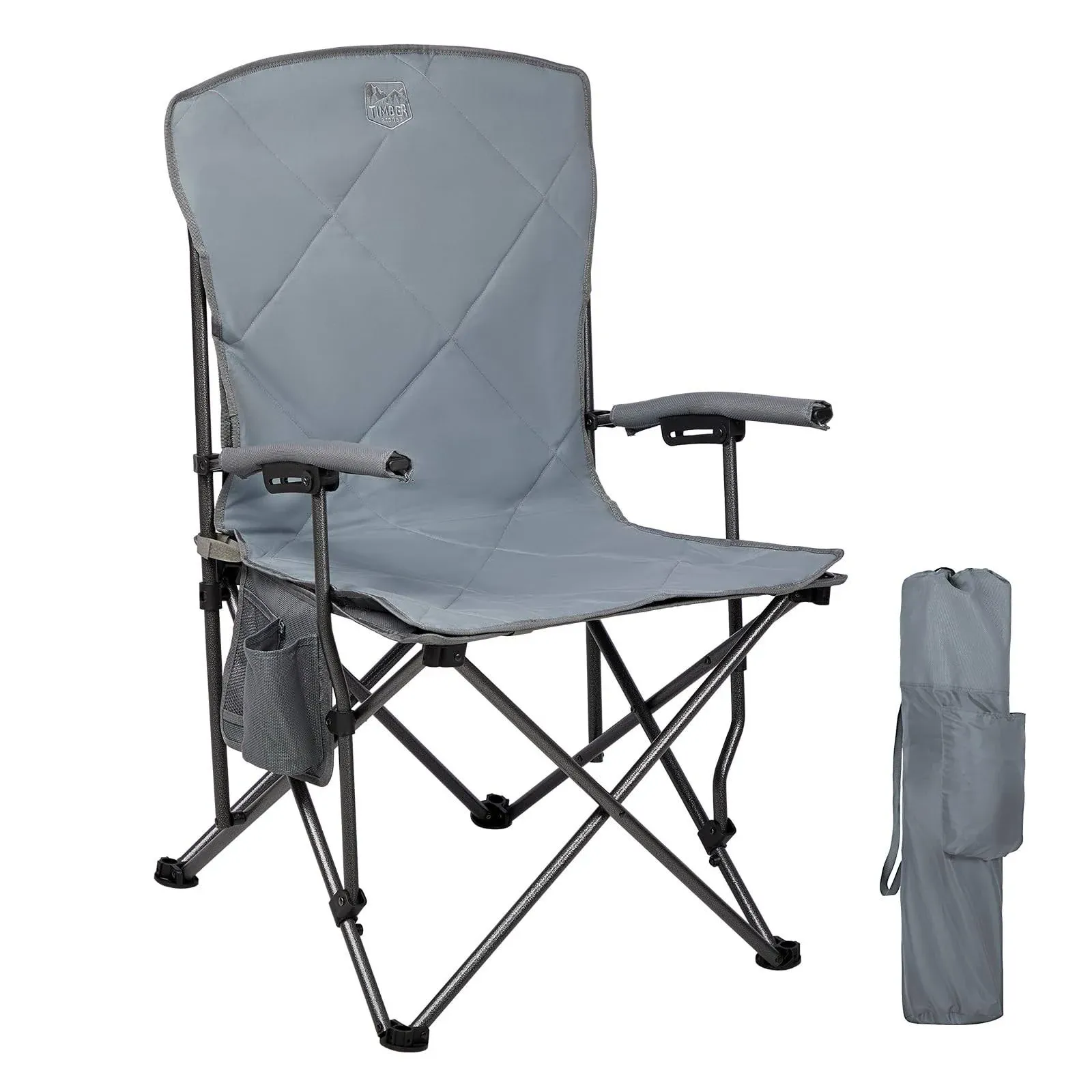 Timber Ridge Hot & Cold Quad Chair Grey FC-330-Gray