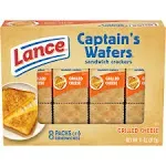 Lance Captain's Wafers Sandwich Crackers, Grilled Cheese, 8 Pack - 8 6 sandwich packs, 11 oz