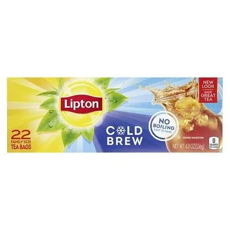 Lipton Cold Brew Family Iced Tea Bags