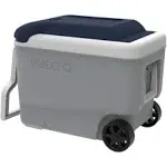 Igloo Maxcold Cooler, Wheelie Cool, Gray, 40 Quart