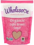 Wholesome Sweeteners Organic Light Brown Sugar - 24 oz bag