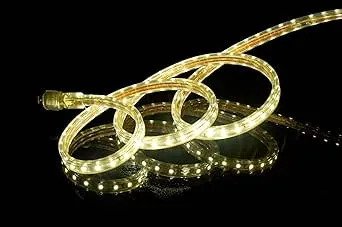 UL Listed,10 Feet,Warm White 3000K,Super Bright 2700 Lumen 120V Flat LED Strip