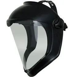 Uvex Bionic Face Shield with Clear Polycarbonate Visor and Anti-Fog/Hard Coat (S8510)