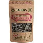 Organic Dried Tart Cherries Unsweetened (Nothing Added) No Sugar No Oil, Unsulfured, No Preservatives, Non GMO 10 oz