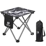 Opliy Camping Stool, Folding Samll Chair 13.5 inch Portable Camp Stool for Camping Fishing Hiking Gardening and Beach, Camping Seat with Carry Bag (