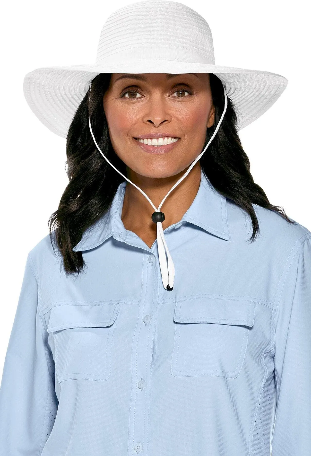 Shelly Shapeable Travel Sun Hat | Bay Aqua