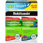 Robitussin Max Strength Cough + Chest Congestion DM & Nighttime Cough DM 8 oz